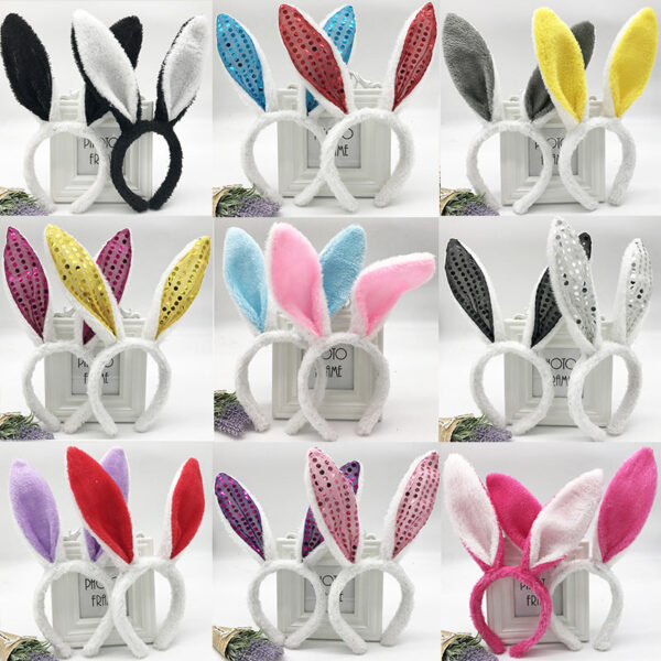 Wholesale Easter Plush Bunny Ears Headband