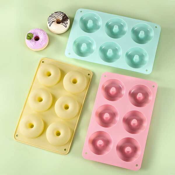 Wholesale Silicone 6-piece Donut Cake