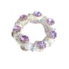 Wholesale Shiny Clover Water Diamond Crown Running Ring Acrylic Beads