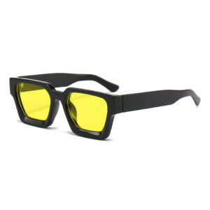 Bright Black Frame Yellow Film