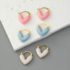 Wholesale Valentine's Day Enamel Love Earrings