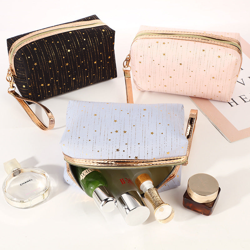 Wholesale Hot Stamping Large Capacity Travel Convenient Cosmetics Storage rtable Toiletry Bag