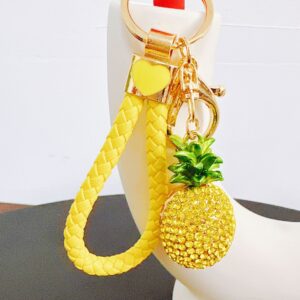 Pineapple + love lanyard
