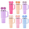 Wholesale Cup Pendant Accessories Glitter Bow Diy Ice Tyrant Cup
