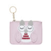 Wholesale PU Owl Thin Multifunctional Coin Purse Keychain
