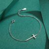 Wholesale S925 Sterling Silver Mirror Design Sense Cross Bracelet OLY-BT-MoD007