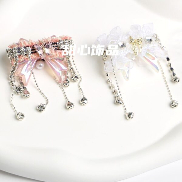 Wholesale Lace Bow Tassels Acrylic Bead String