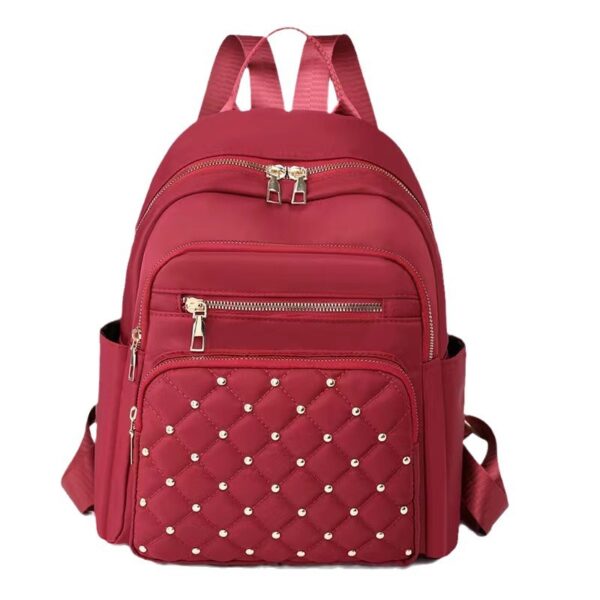 O1CN01riXA6r1Hv9LtsSfUs_2213232560819-0-cib Wholesale Solid Color Diamond Car Stitching Rivets Oxford Cloth Backpack