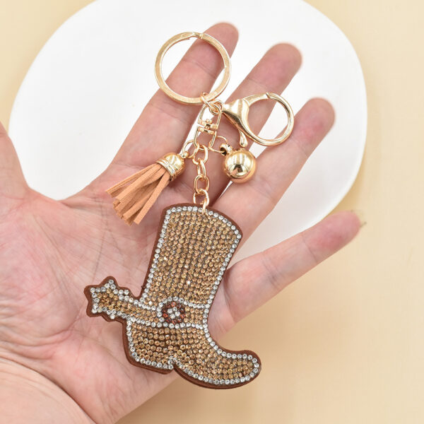 O1CN01rj6nCP1lJ4l9ycoTB_2215653644797-0-cib Wholesale Metal Rhinestone Magic Boots Ghost Cat Cartoon Animal Keychain