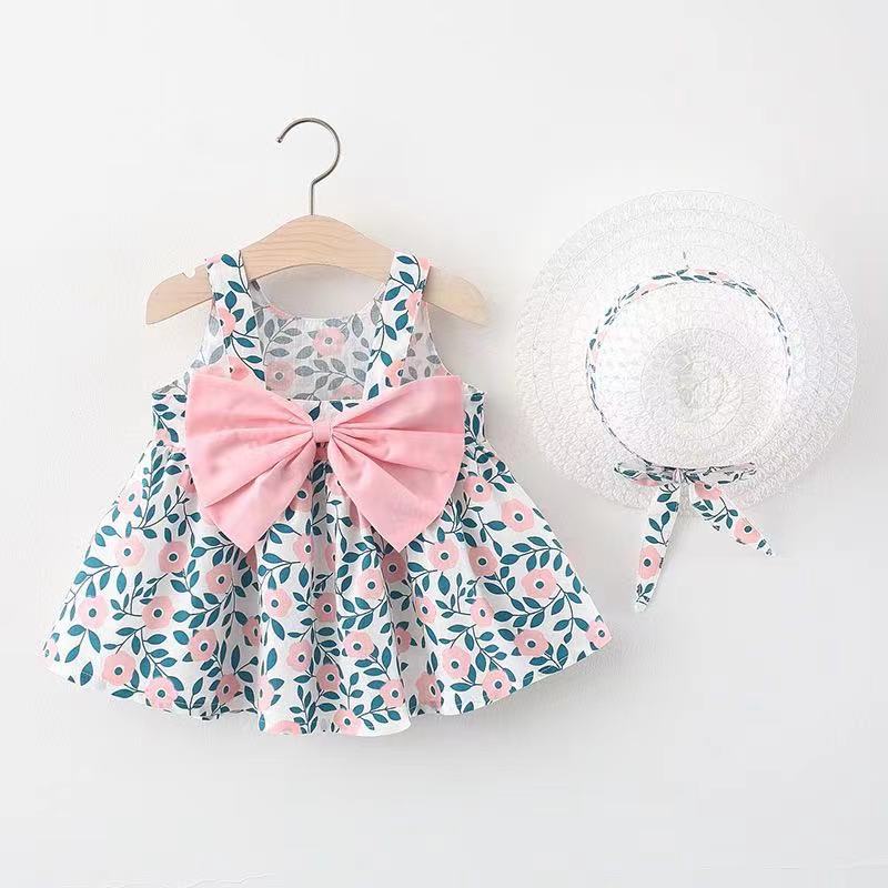 Wholesale Baby Girl Bowknot Princess ess Cotton Baby Clothes