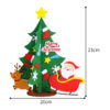 Wholesale Christmas Handmade DIY Desktop Christmas Tree Material Pack