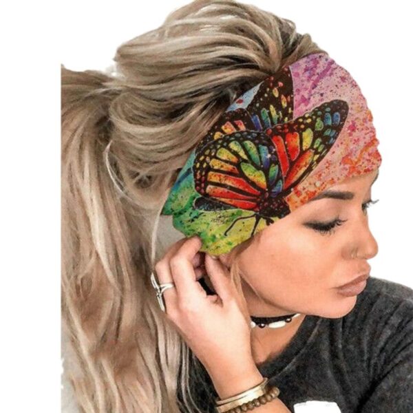 Wholesale Color Big Butterfly Cloth Headband