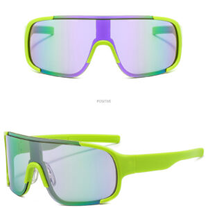 Green frame purple film