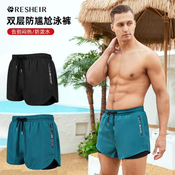 Wholesale Men's Swim Trunks Polyester Swimwear