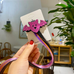 Purple Bat Hair Clip
