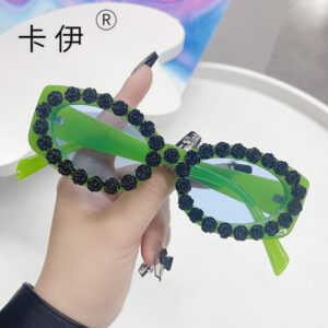 C6 green frame blue sheet