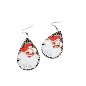 j63 Leopard Print Water Drop Santa Claus