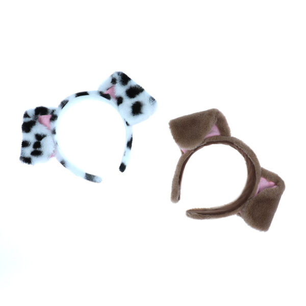 Wholesale Spotted Dog Ears Plush Headband