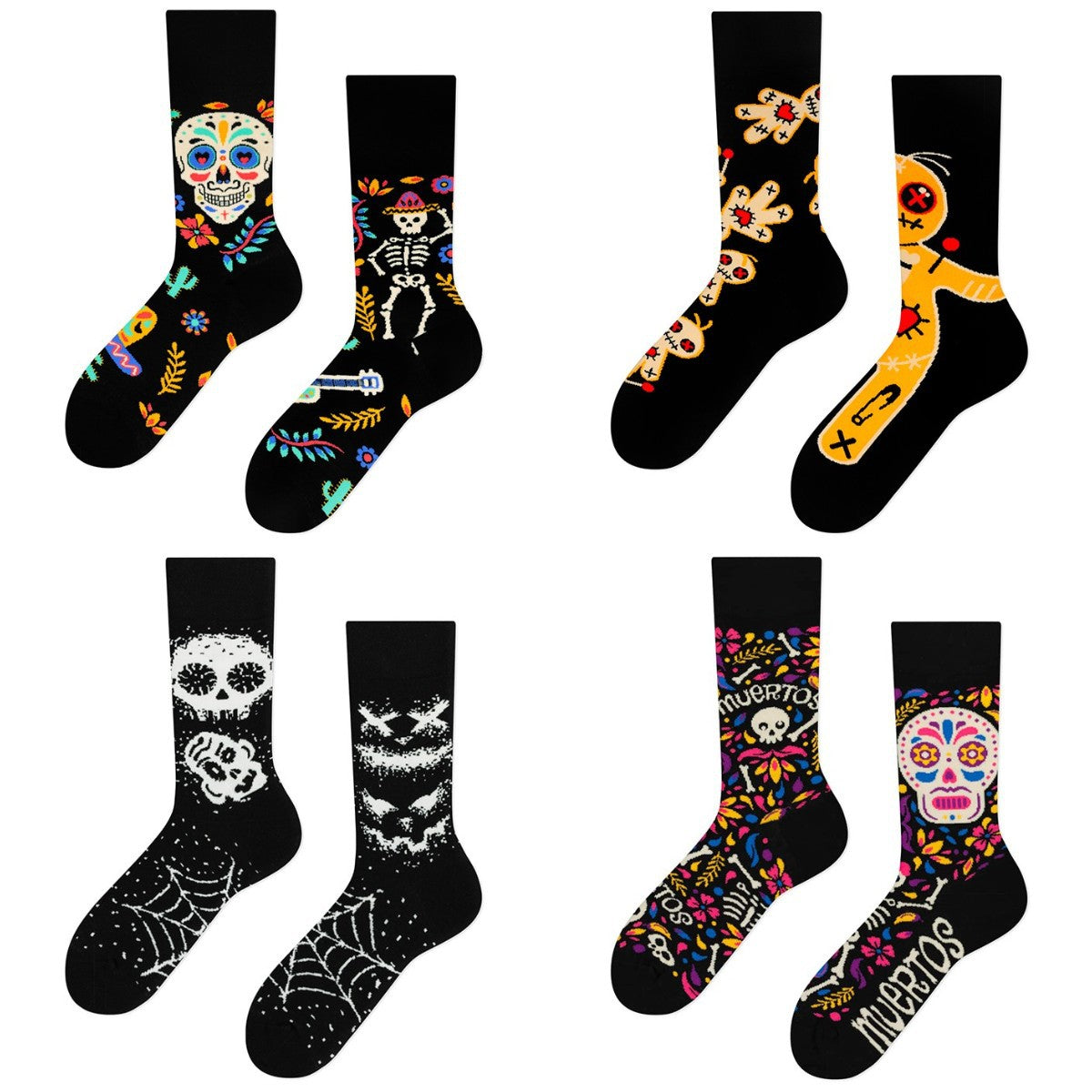 Wholesale Mexican Day of the Dead Coles Socks