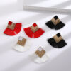Wholesale Bohemian Multicolor Tassel Alloy Earrings