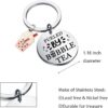 Wholesale Stainless Steel Pearl Milk Tea Keychain