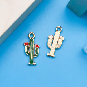 1 drip oil 1 green cactus 9x19mm-9913-0.7g