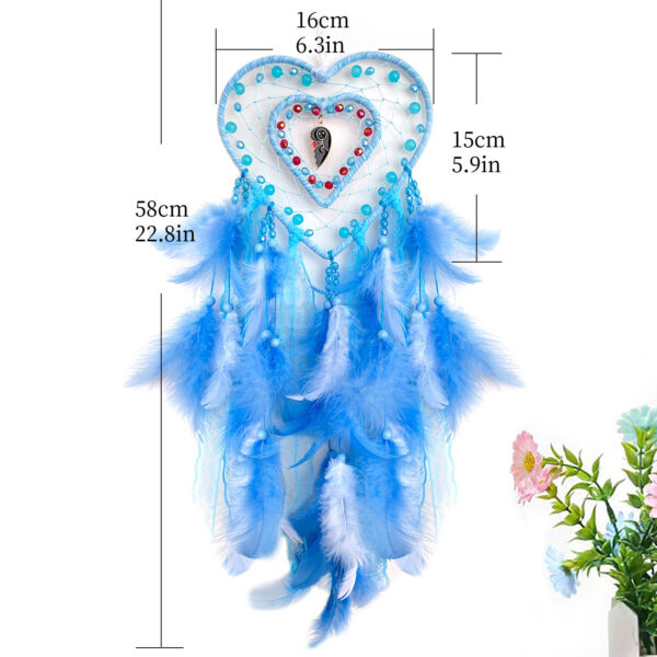O1CN01rxDhGt2DVGevwjwDM_2200613278614-0-cib Wholesale Hollow Heart Dream Catcher Decoration Ornaments