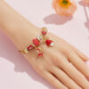 Wholesale Stainless Steel Santa Christmas Bracelet