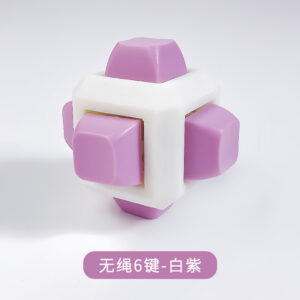 Six keys purple (with lanyard)