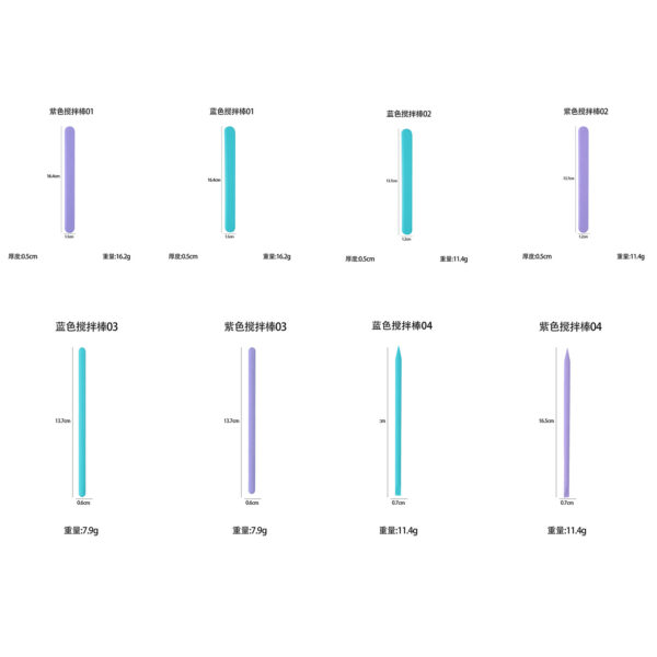Wholesale DIY Drip Mold Silicone Stirring Rod
