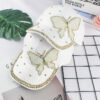 Wholesale Pearl Butterfly Rivet Set Diamond Cotton Baseball Hat