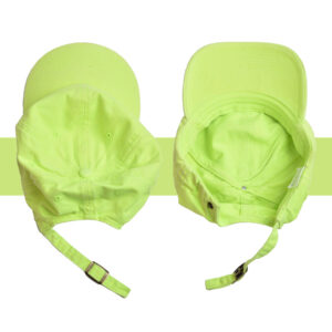 K231029 fluorescent yellow-children's baseball cap / High quality shoe buckle free size (head circumference 52-54CM)