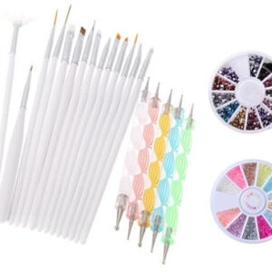 White 20 pieces + 1 box of diamonds + 1 box of pearls