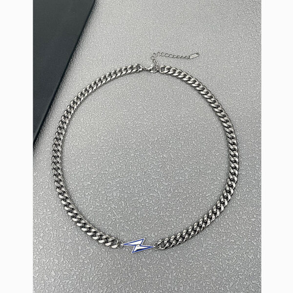 Wholesale Lightning Pendant Non-Fade Cuban Necklace