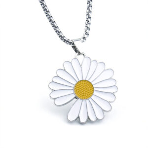 Little Daisy + Stainless Steel Chain