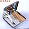 Wholesale Fashion 20 Pack Metal Clip Iron Creative Personality Automatic Open Cap Cigarette Box