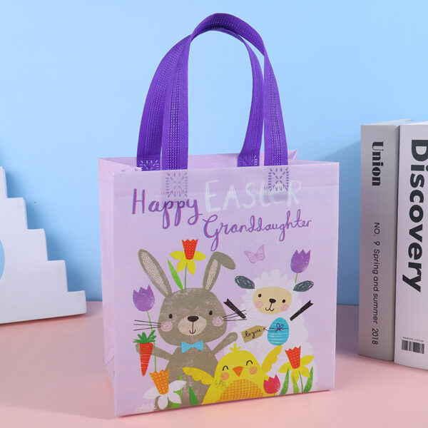 Wholesale Easter Egg Bunny Non Woven Waterproof Storage Bag