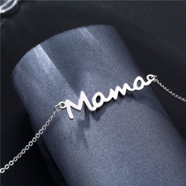 Wholesale Mother's Day Gift MAMA Stainless Steel Necklace