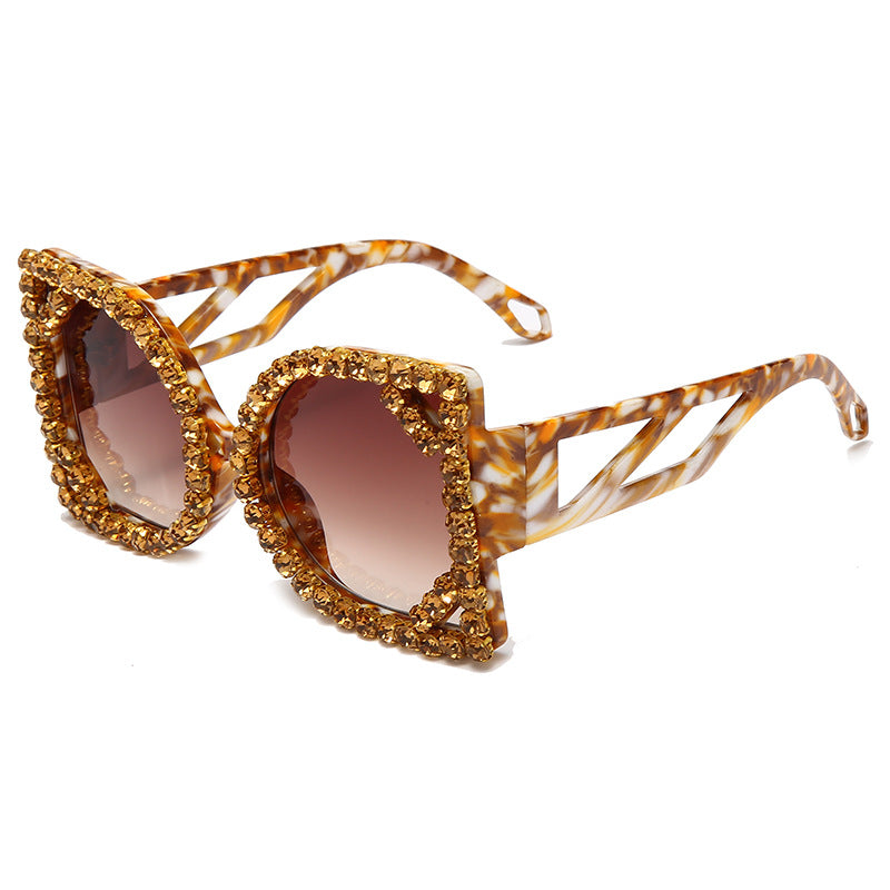 Wholesale D-shaped Large Box PC Sunglasses
