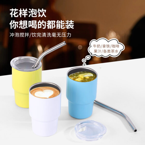 O1CN01s8KIS72Lqo8OfQQio_2216260779744-0-cib-1 Wholesale Tumbler Ice Bullies Cup Stainless Steel Shot Glass 3oz Household Straw Cup Car Car Cup
