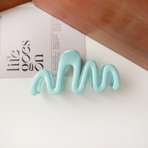 11cm wave-lacquer Lake Blue / Metal