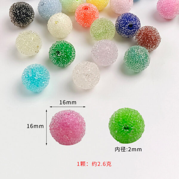 Wholesale 16mm Sugar Beads DIY Beads