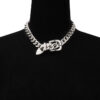 Wholesale Thick Chain Buckle Clavicle Necklace