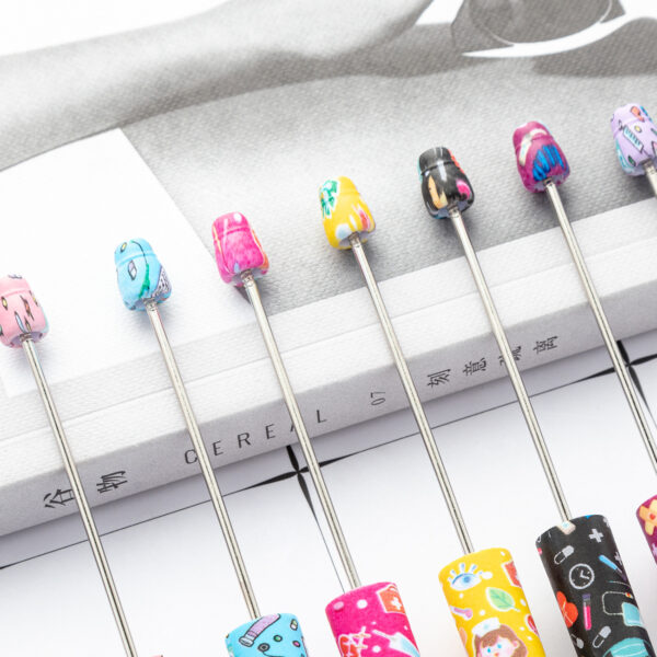 O1CN01sDGnPF1cHOr3DlpdV_933993575-0-cib-1 Wholesale Beadable Pen International Nurses Day Printed Plastic Pen DIY for Beaded