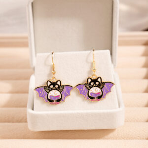 E2059-Bat Wings Black Cat
