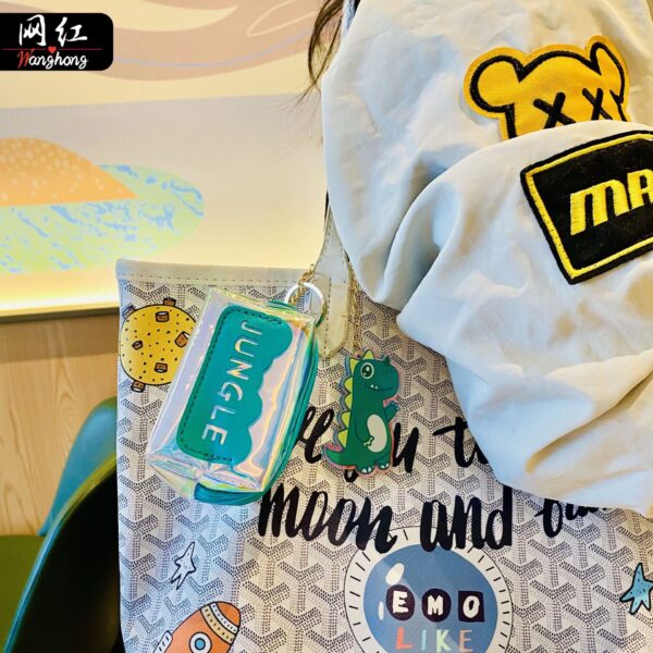 Wholesale PU Dinosaur Storage Coin Key Card