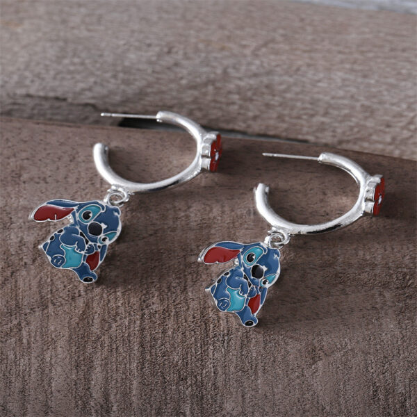 Wholesale Personality Cartoon Character Flower Earrings