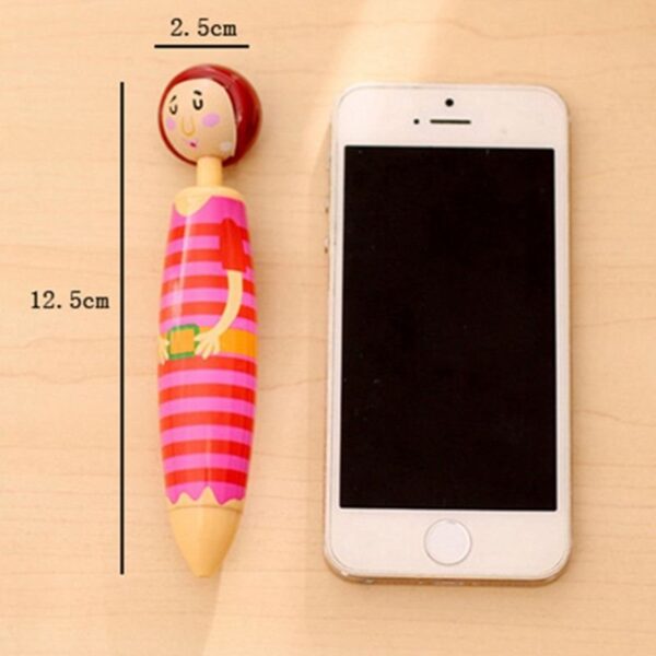 Wholesale Plastic Doll Figurine Cartoon Ballpoint Pen