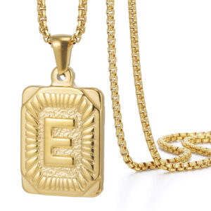 Gold E (including chain)