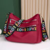 Wholesale Large Capacity Multi Pocket Letter Oxford Fabric Crossbody Bag
